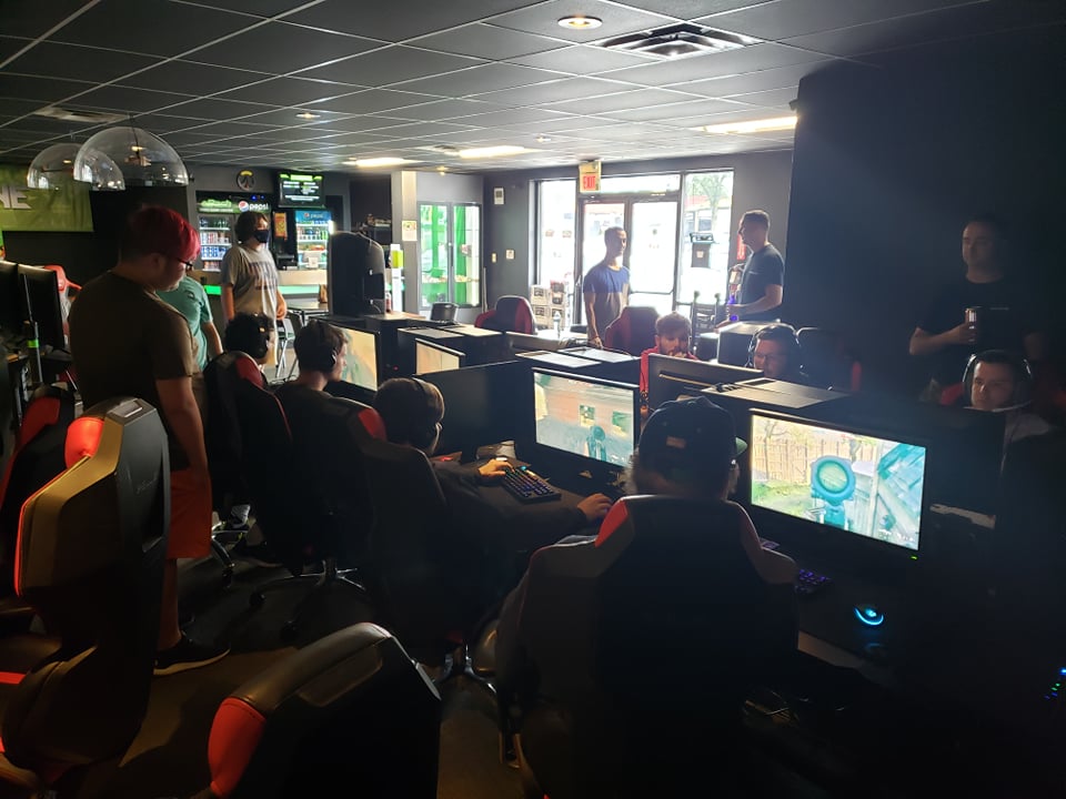 This is an example of a cyber cafe